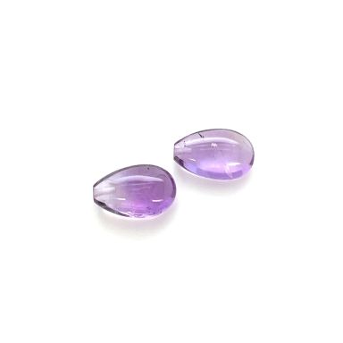 Amethyst pampel plat 15X10mm