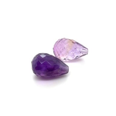 Amethyst briolet 15X10mm