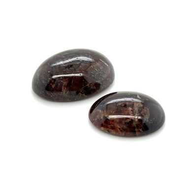 Granaat ovaal cabochon Obergurgl 26,6X18,7mm