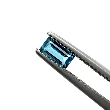 Topaas London Blue baguette 6X3mm