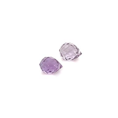 Amethyst briolet 7X5mm (horizontaal gat)