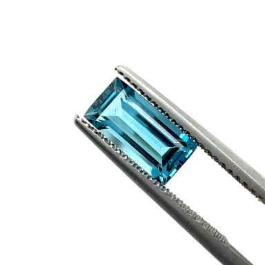 Topaas London Blue baguette facet 10X5mm