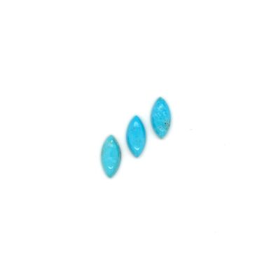 Turquoise markies cabochon 15X7mm