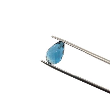 Topaas London Blue briolet 12X8mm