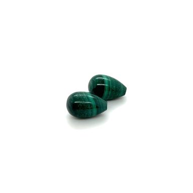 Malachiet pampel 12X8mm