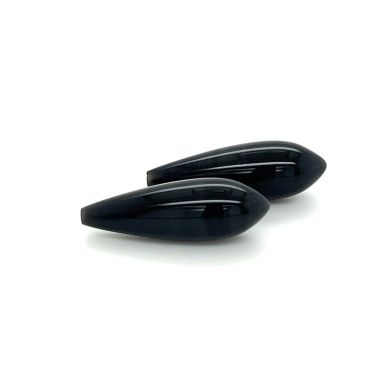 Obsidiaan pampel Miss Asia 24X8mm