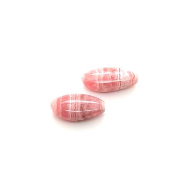 Rhodochrosiet pampel plat fancy 15X8mm