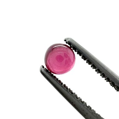 Rhodoliet rond cabochon 4mm