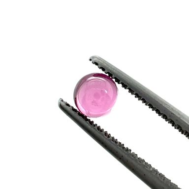 Rhodoliet rond cabochon 4,5mm