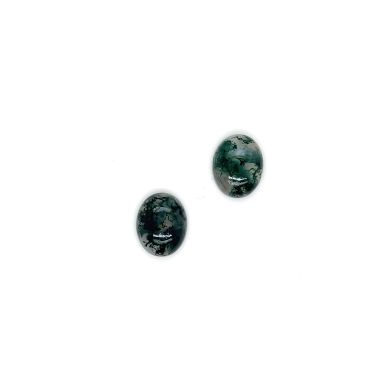 Mosagaat ovaal cabochon 10X8mm