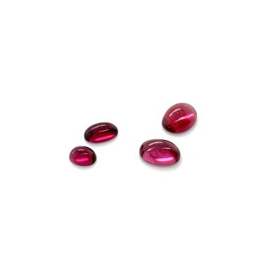 Rhodoliet ovaal cabochon 5X3mm