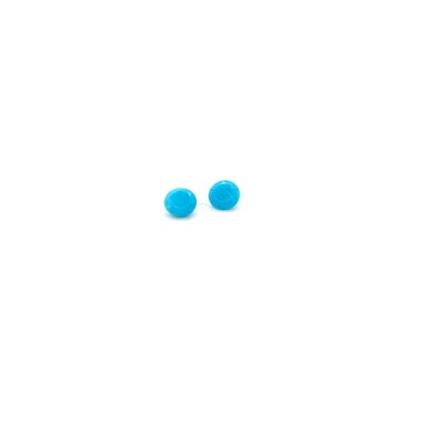 Turquoise rond facet 6mm